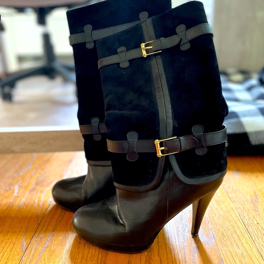 Cole Haan Nike Air Black Boots 9